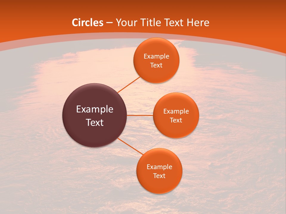 A River With A Sunset In The Background PowerPoint Template