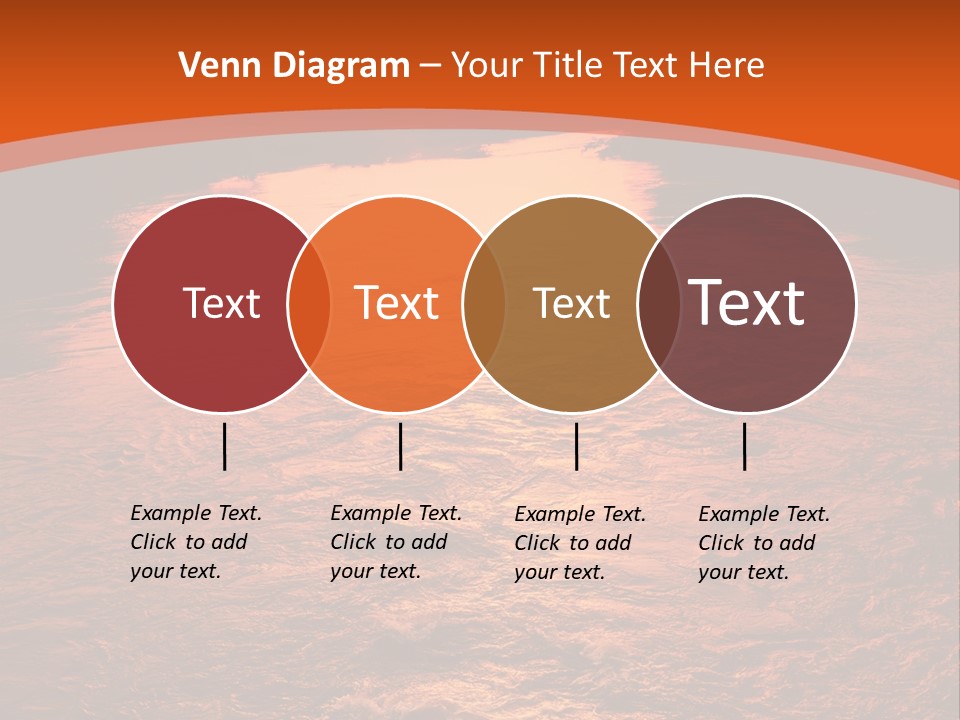 A River With A Sunset In The Background PowerPoint Template