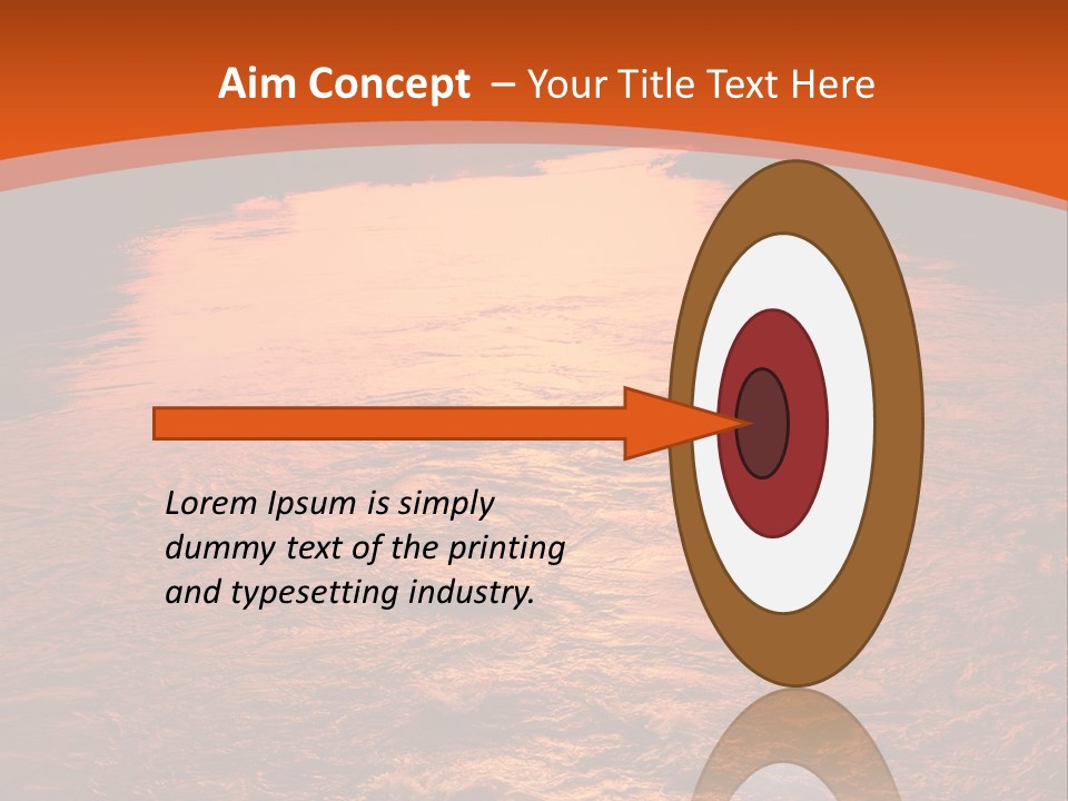 A River With A Sunset In The Background PowerPoint Template