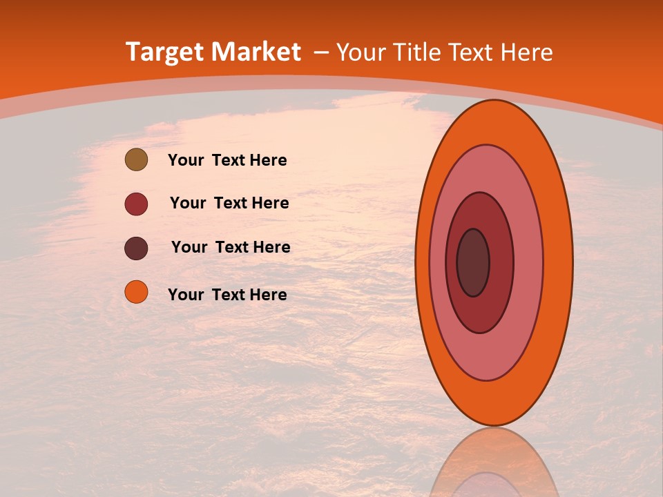 A River With A Sunset In The Background PowerPoint Template