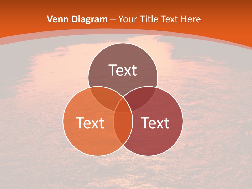 A River With A Sunset In The Background PowerPoint Template