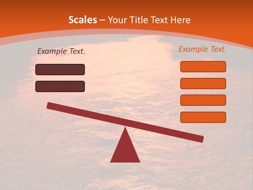 A River With A Sunset In The Background PowerPoint Template