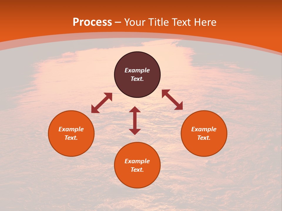 A River With A Sunset In The Background PowerPoint Template