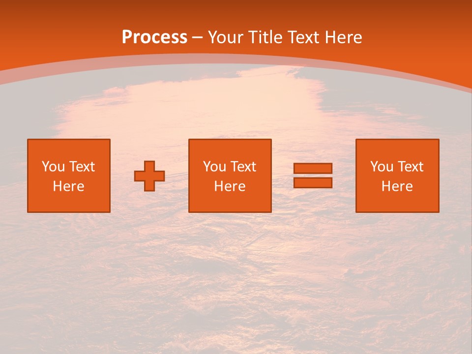 A River With A Sunset In The Background PowerPoint Template