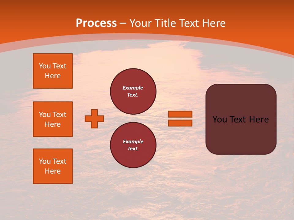 A River With A Sunset In The Background PowerPoint Template
