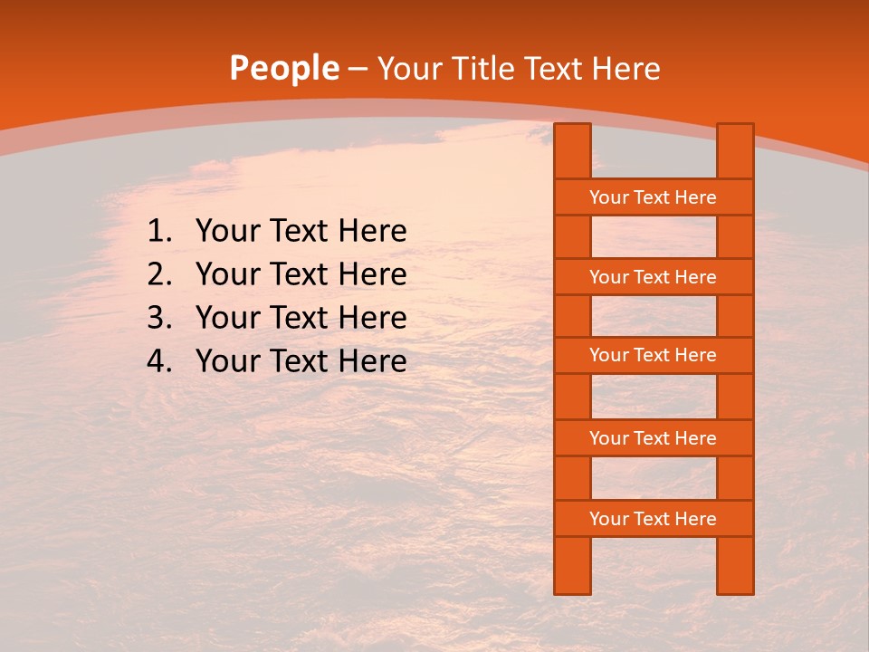 A River With A Sunset In The Background PowerPoint Template