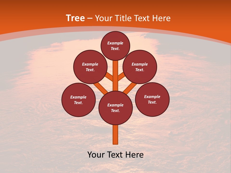 A River With A Sunset In The Background PowerPoint Template