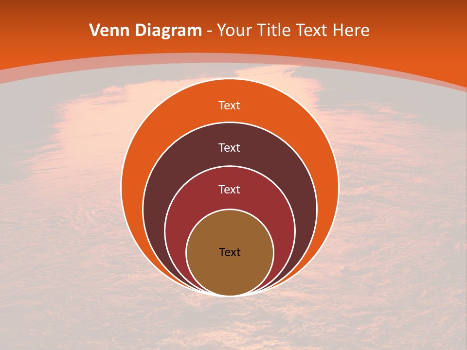 A River With A Sunset In The Background PowerPoint Template