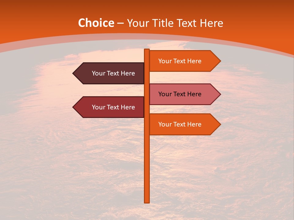 A River With A Sunset In The Background PowerPoint Template