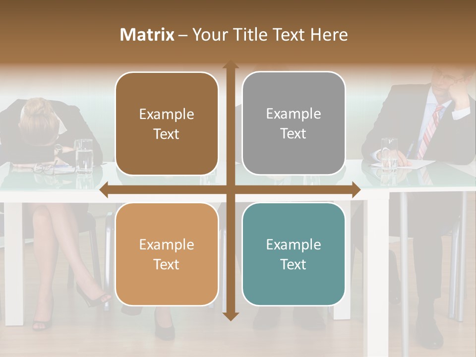 Indoor Men Suit PowerPoint Template