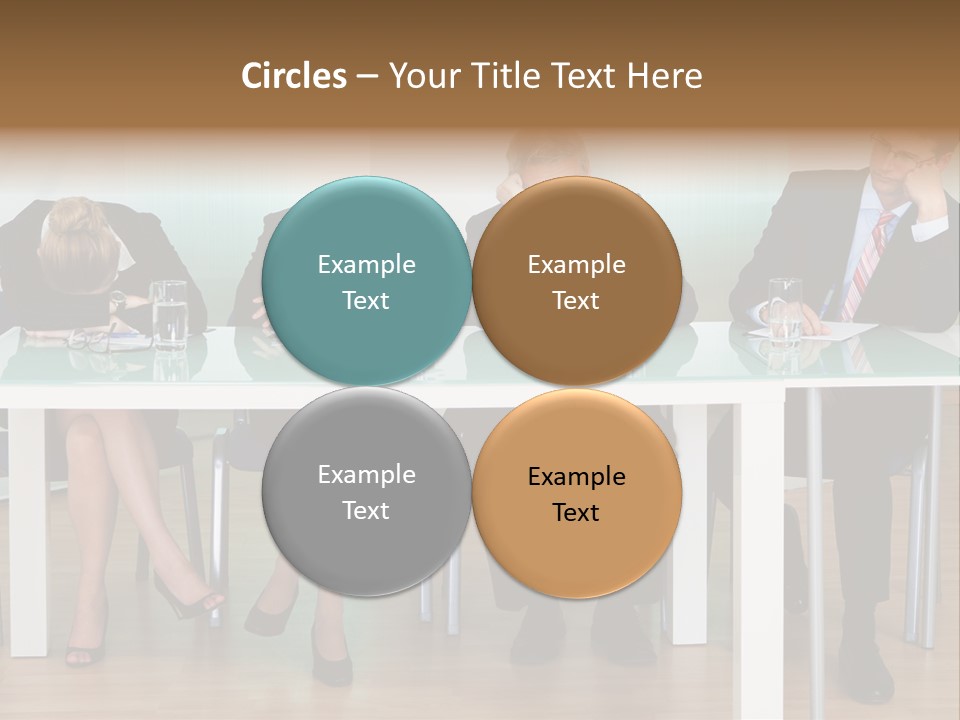 Indoor Men Suit PowerPoint Template