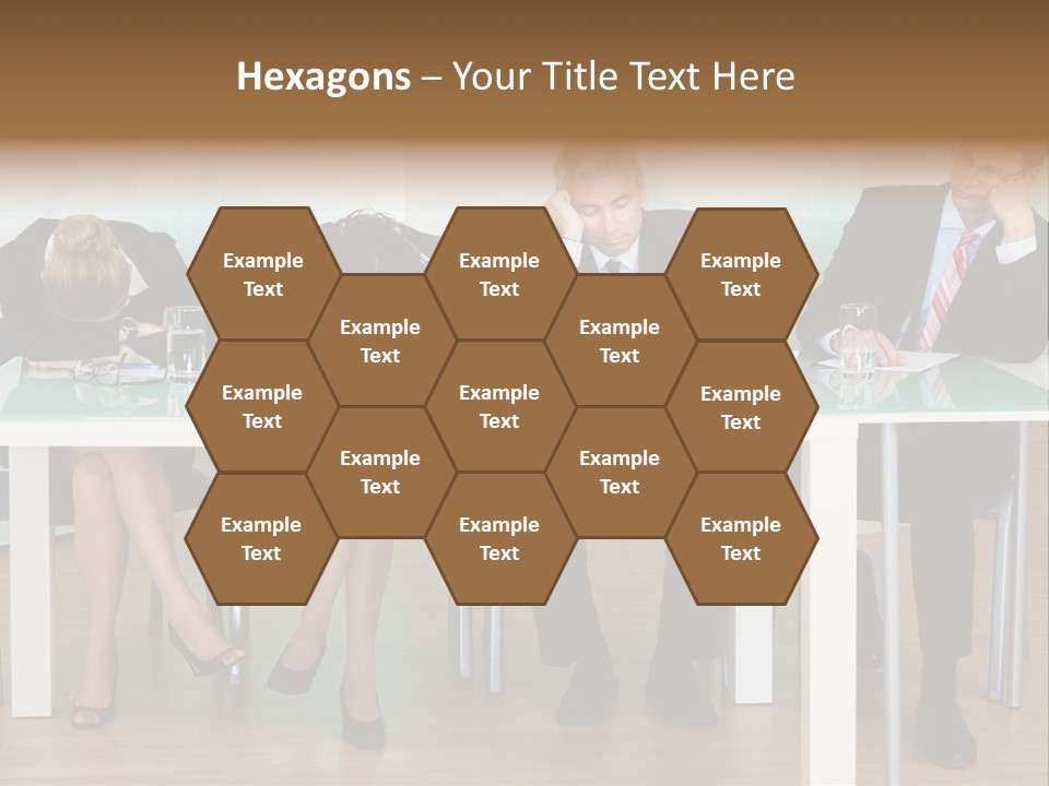 Indoor Men Suit PowerPoint Template