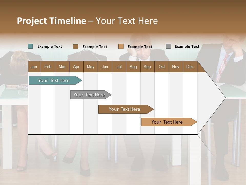 Indoor Men Suit PowerPoint Template