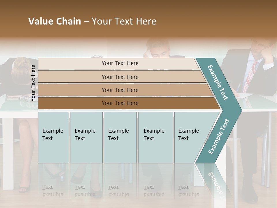 Indoor Men Suit PowerPoint Template