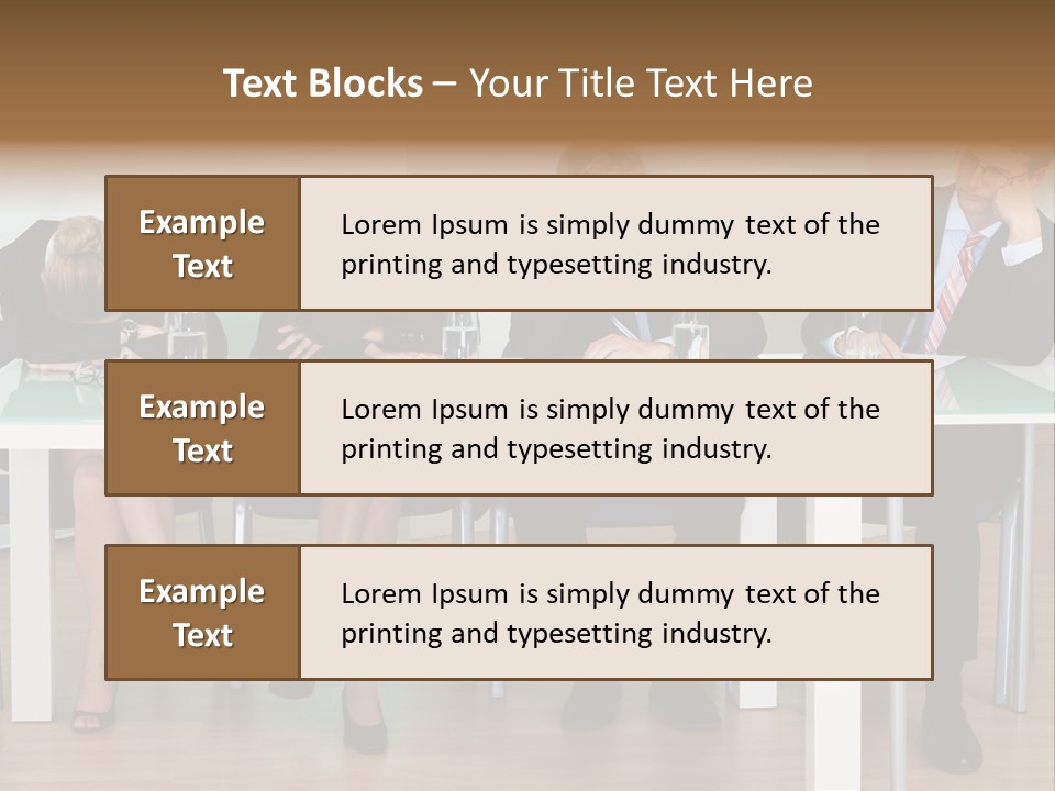 Indoor Men Suit PowerPoint Template