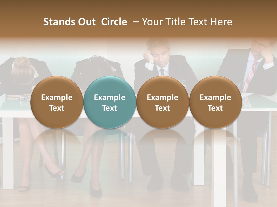 Indoor Men Suit PowerPoint Template