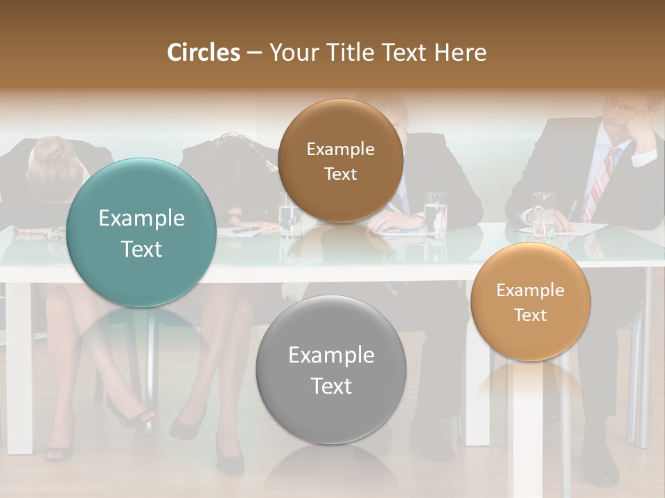 Indoor Men Suit PowerPoint Template