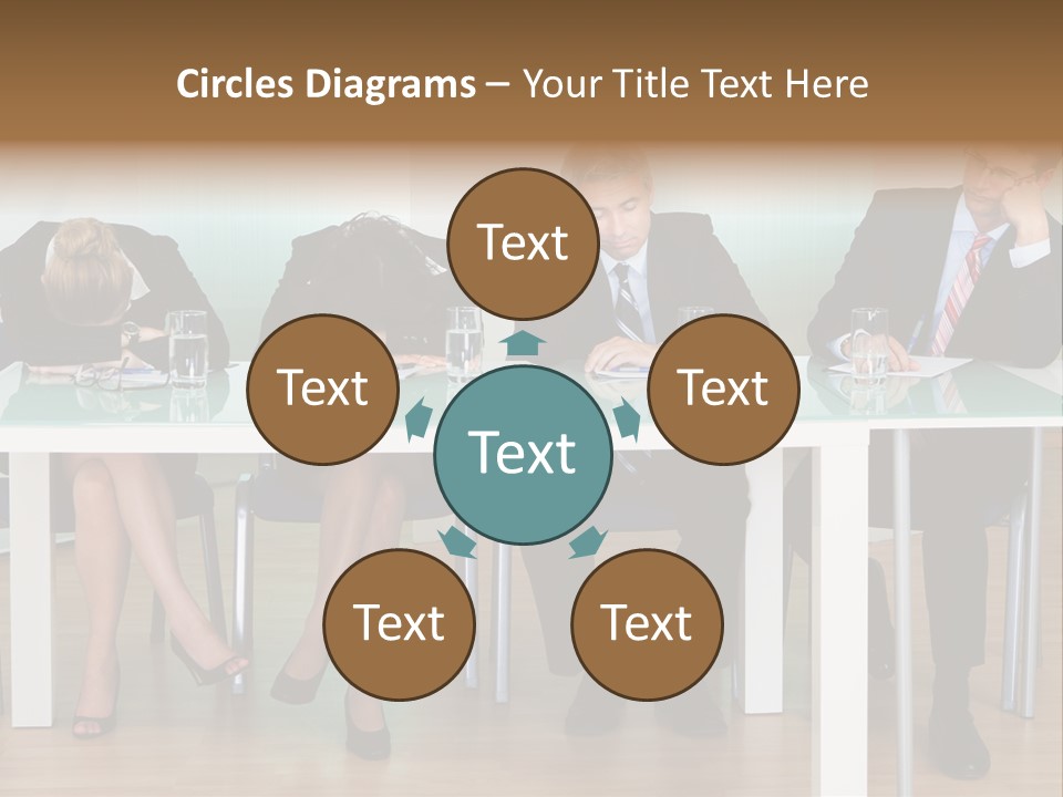 Indoor Men Suit PowerPoint Template