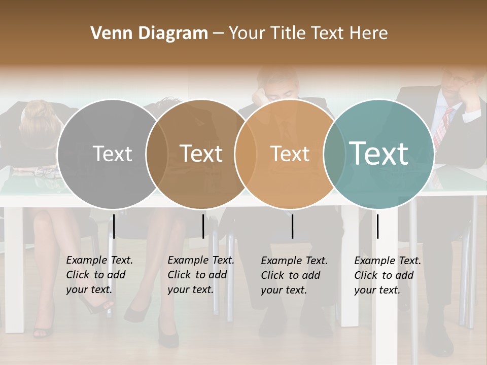 Indoor Men Suit PowerPoint Template