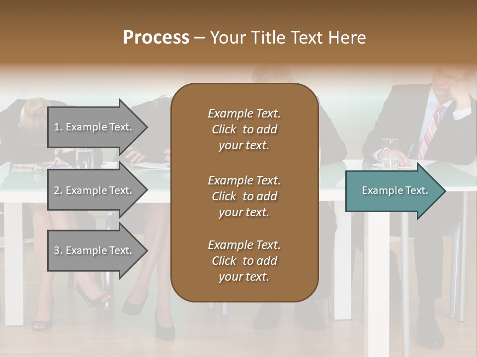 Indoor Men Suit PowerPoint Template