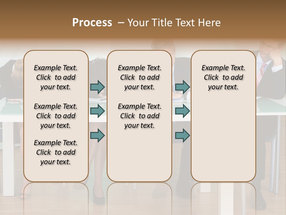 Indoor Men Suit PowerPoint Template