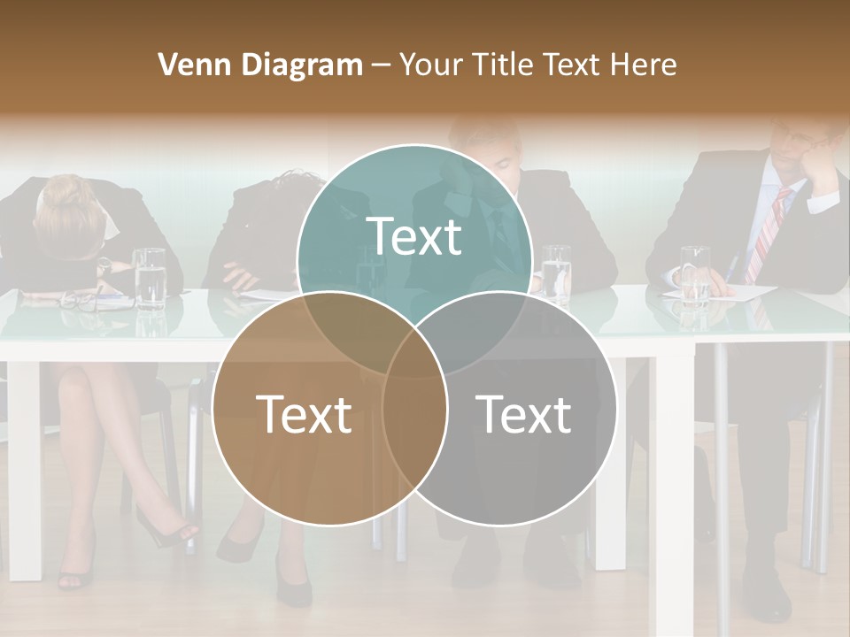 Indoor Men Suit PowerPoint Template