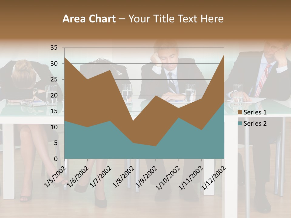 Indoor Men Suit PowerPoint Template