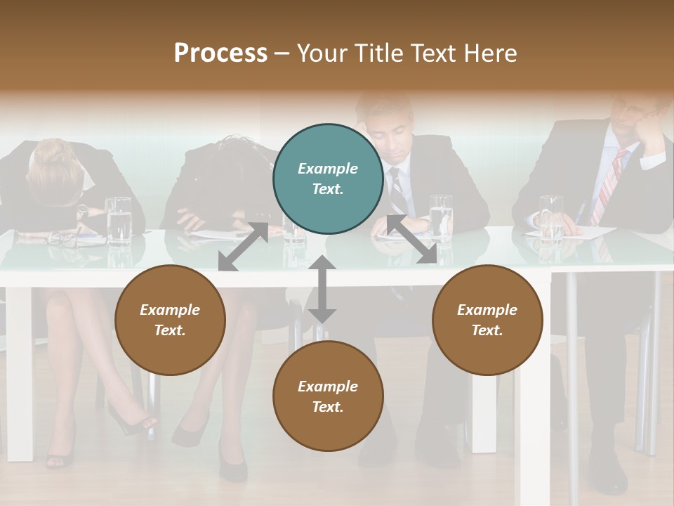 Indoor Men Suit PowerPoint Template