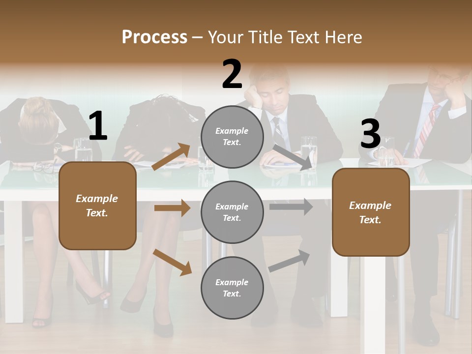 Indoor Men Suit PowerPoint Template