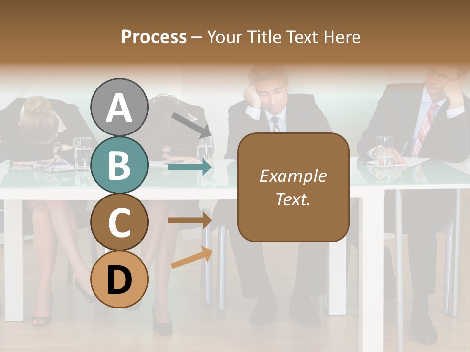 Indoor Men Suit PowerPoint Template