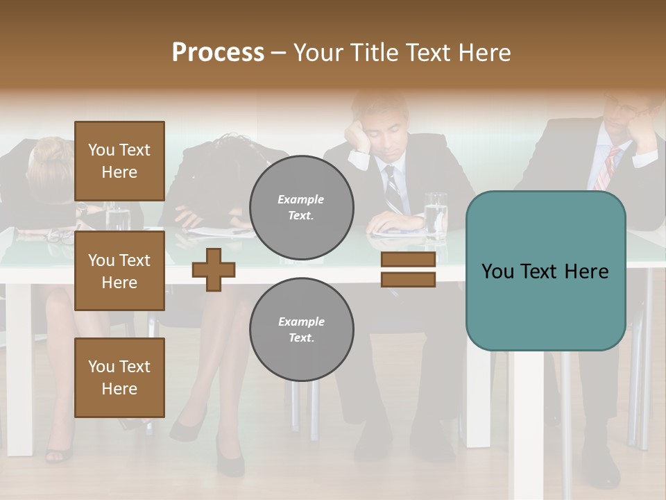 Indoor Men Suit PowerPoint Template