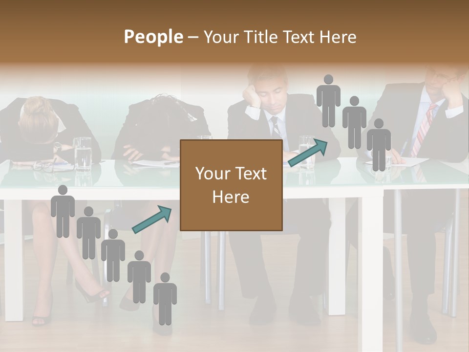 Indoor Men Suit PowerPoint Template