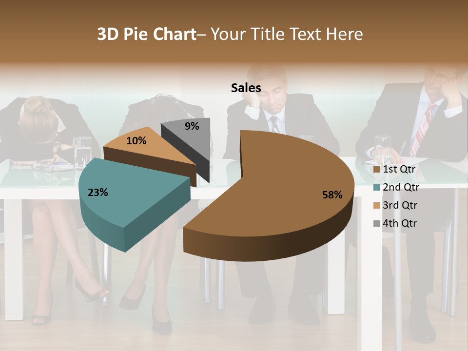Indoor Men Suit PowerPoint Template