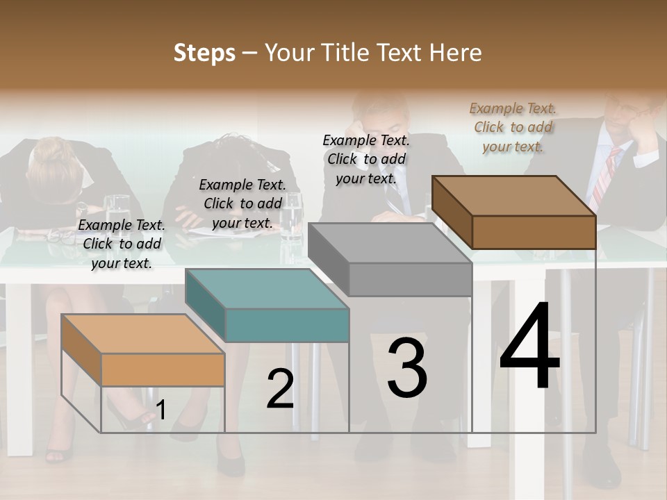Indoor Men Suit PowerPoint Template