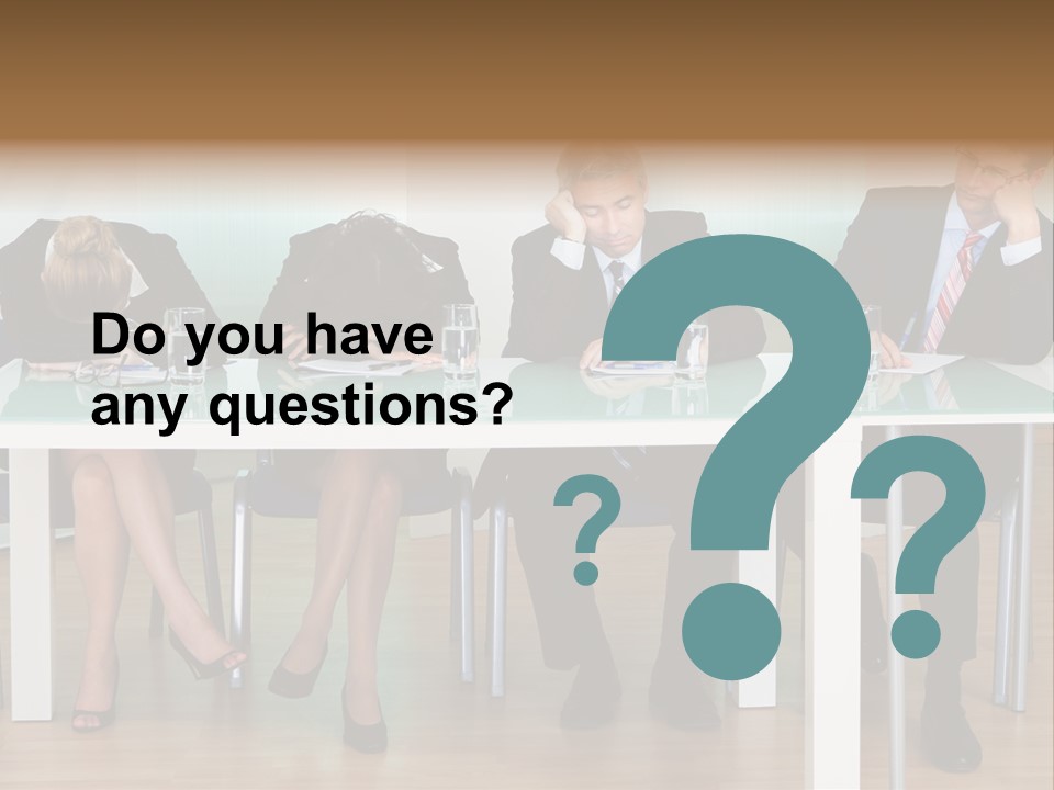 Indoor Men Suit PowerPoint Template