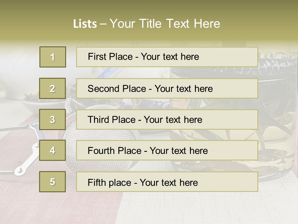 Bowl Collection Background PowerPoint Template