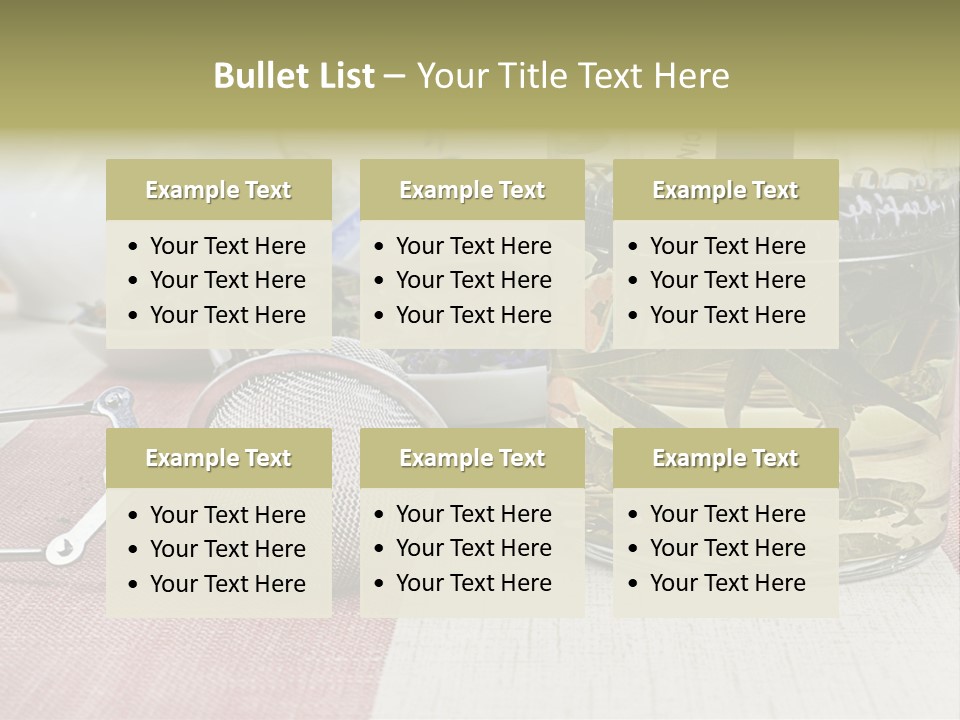 Bowl Collection Background PowerPoint Template