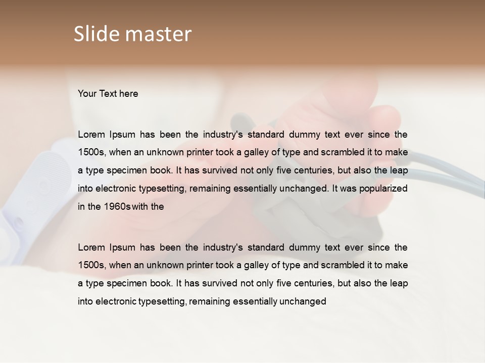 Warmth Ill Well Being PowerPoint Template