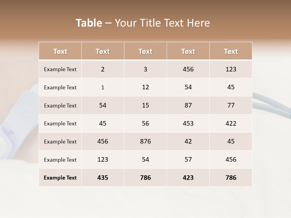 Warmth Ill Well Being PowerPoint Template