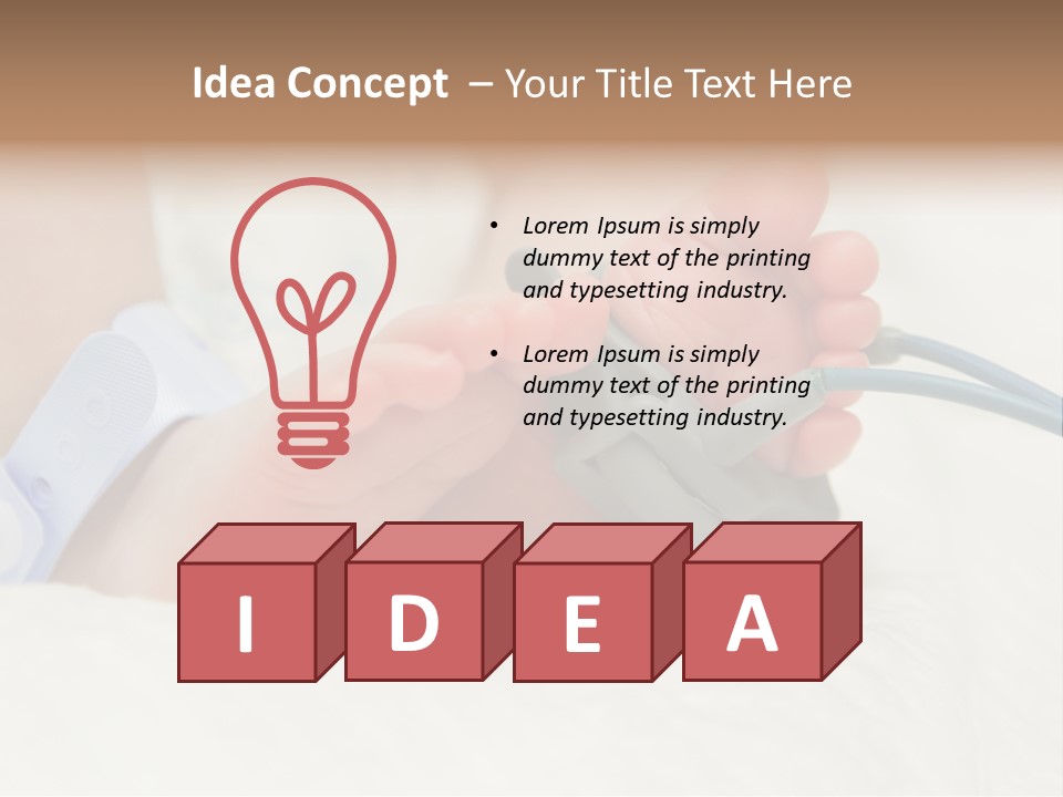 Warmth Ill Well Being PowerPoint Template