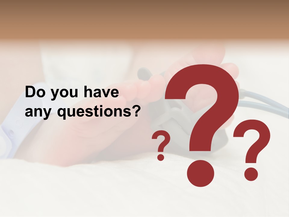 Warmth Ill Well Being PowerPoint Template