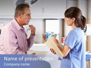 Medical Exam Notes Exam Room PowerPoint Template