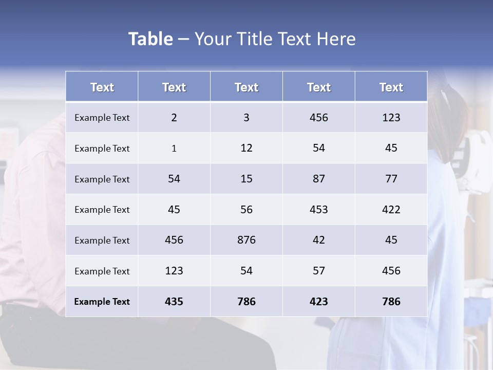 Medical Exam Notes Exam Room PowerPoint Template