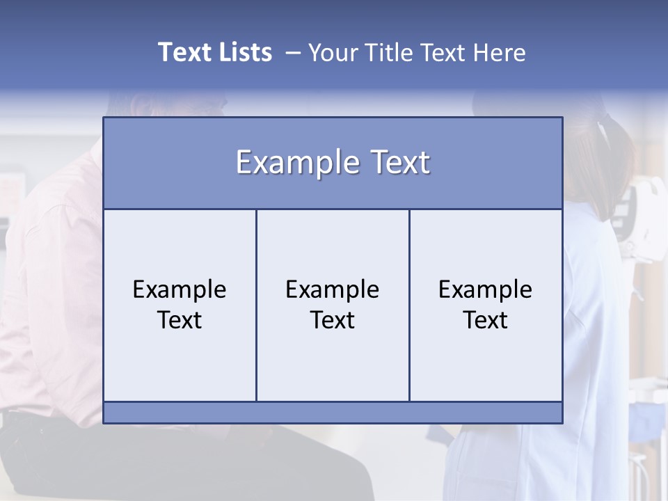 Medical Exam Notes Exam Room PowerPoint Template