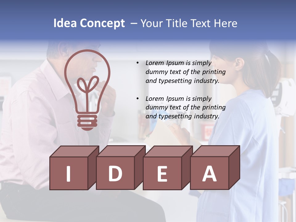 Medical Exam Notes Exam Room PowerPoint Template