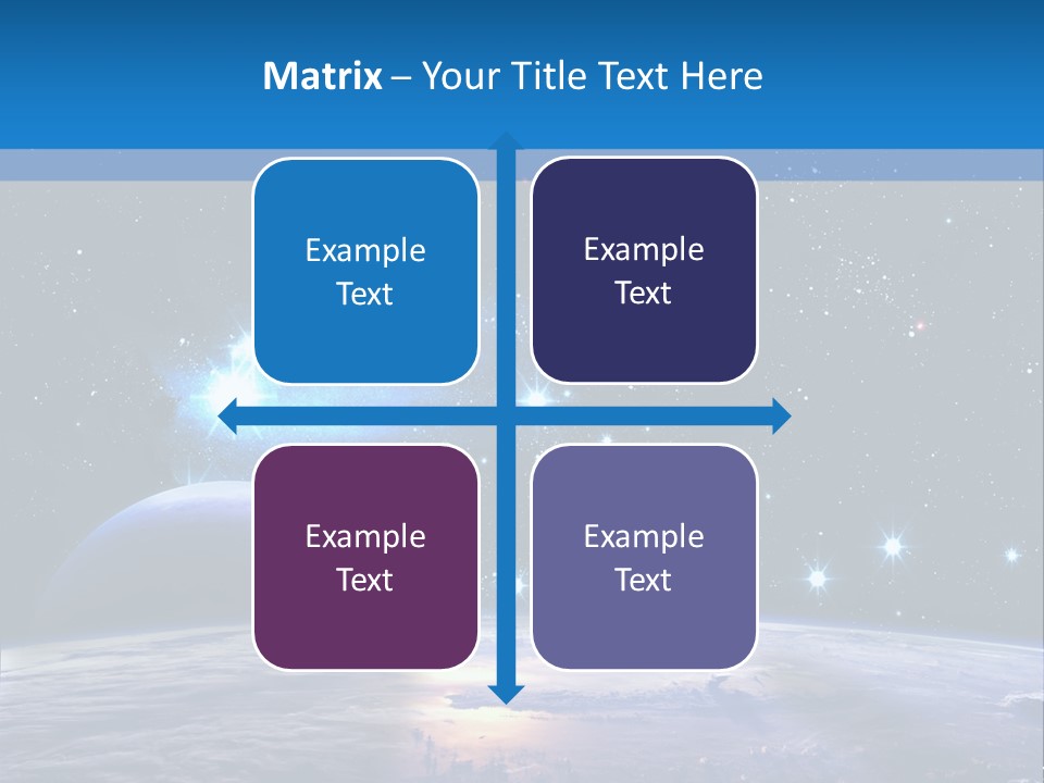 Ufo Background Cosmos PowerPoint Template