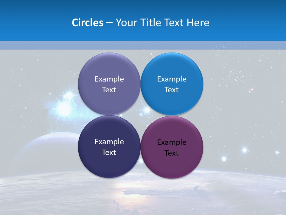 Ufo Background Cosmos PowerPoint Template