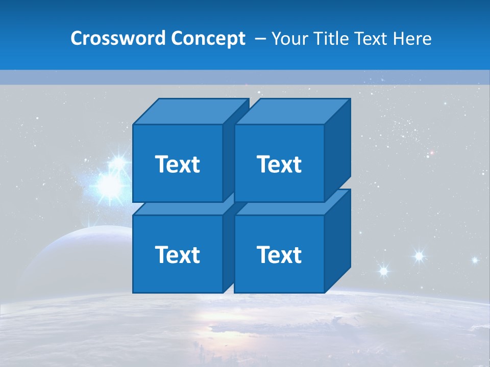 Ufo Background Cosmos PowerPoint Template