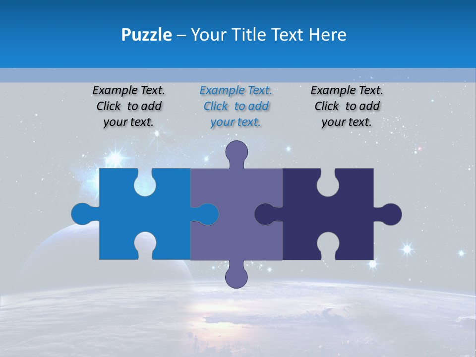 Ufo Background Cosmos PowerPoint Template