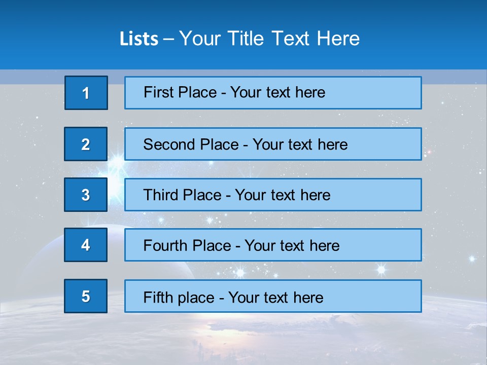 Ufo Background Cosmos PowerPoint Template